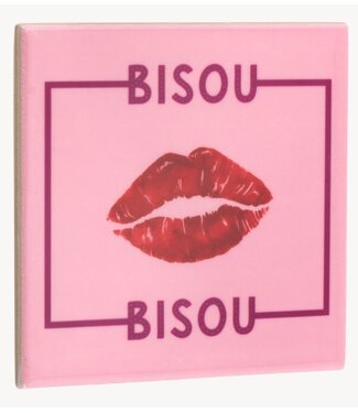 Tegeltje bisou bisou