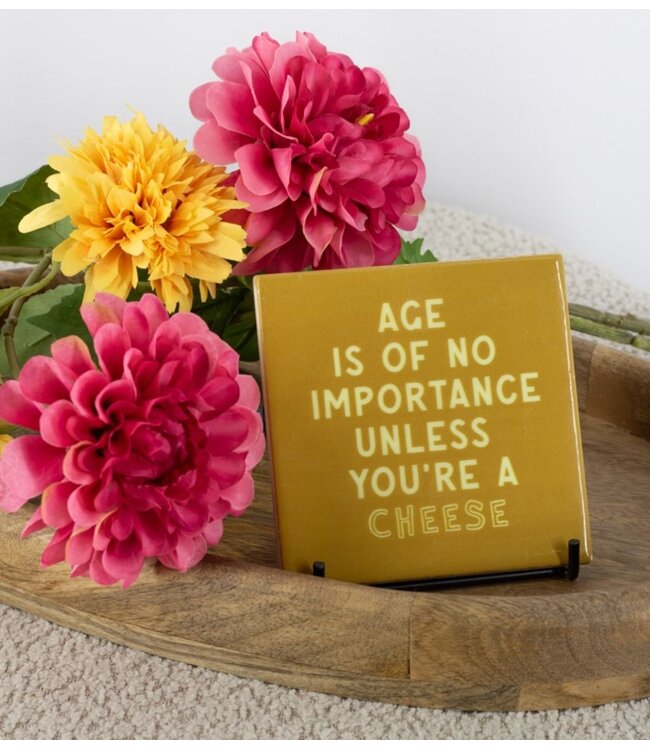 Tegeltje age is of no importance