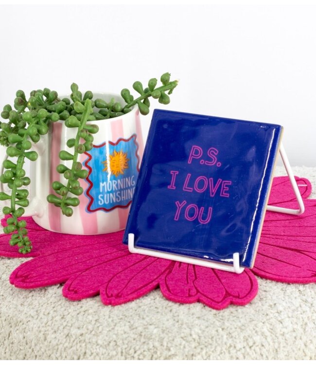 Tegeltje p.s. I love you