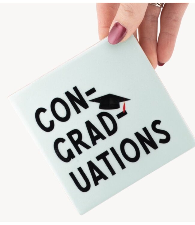 Tegeltje con-grad-uations