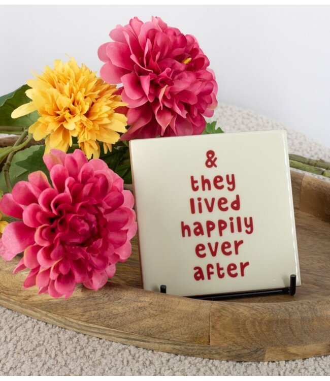 Tegeltje and they lived happily ever after