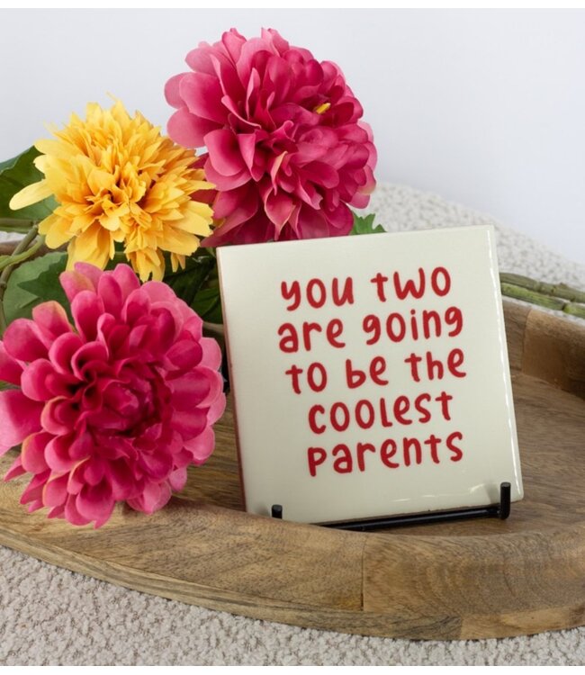Tegeltje coolest parents