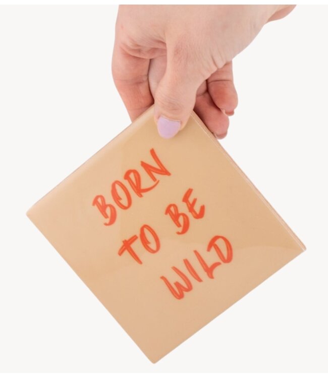 Tegeltje born to be wild