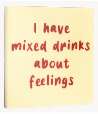 Tegeltje mixed drinks about feelings