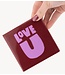 Tegeltje love u