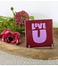 Tegeltje love u