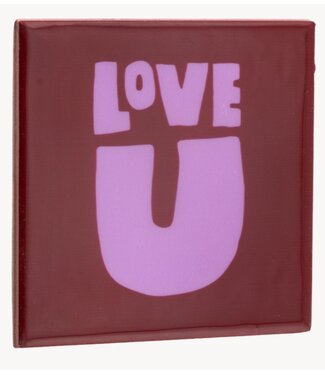 Tegeltje love u