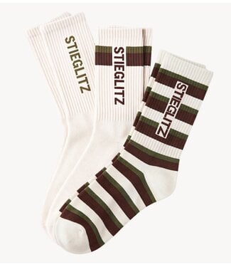 Stieglitz Sokken Stieg Socks 3-pack White