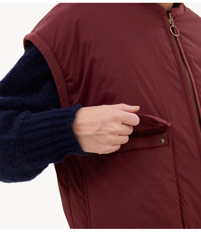 BY-BAR Gilet gio sleeveless jacket wine