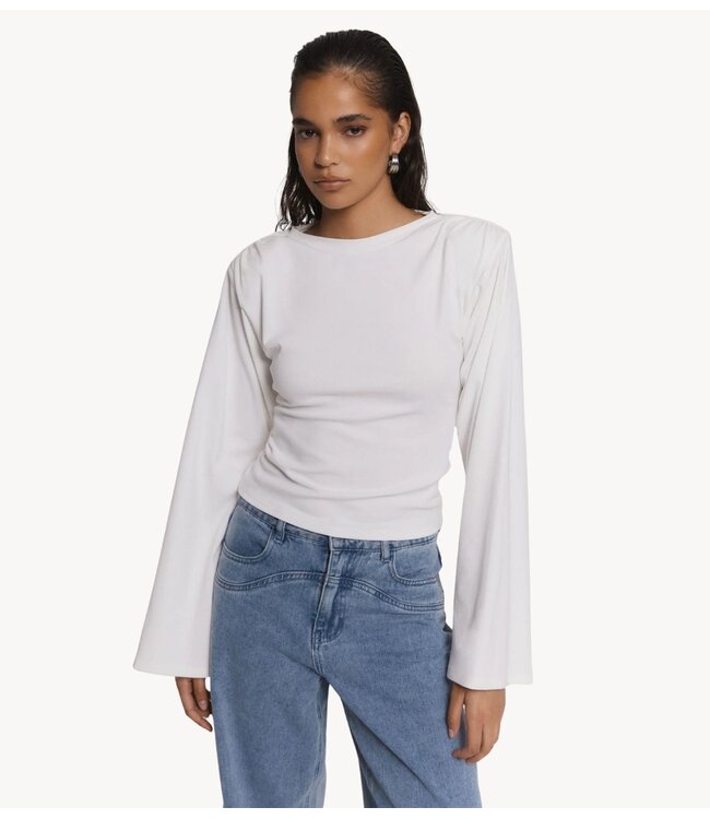 Refined Department Body ladies knitted slim fitted body AMY white