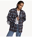 Refined Department Blazer ladies woven check blazer fringes TORI check