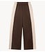 Refined Department Broek ladies woven sporty wide leg pants BLAKIE choc brown