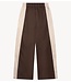 Refined Department Broek ladies woven sporty wide leg pants BLAKIE choc brown