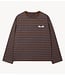 Refined Department Shirt ladies knitted oversized striped longsleeve AMELIE stripe