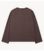 Refined Department Shirt ladies knitted oversized striped longsleeve AMELIE stripe