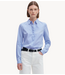 Selected Blouse SLWROMIE LS STRIPED FITTED SHIRT NOOS Bright White Blue