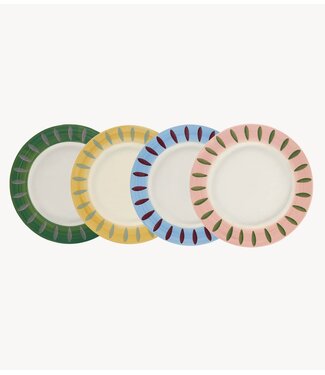 Anna+Nina Borden Dreamy Breakfast Plate Set of 4 Multicolour