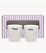 Anna+Nina Mok Weekend Coffee Cup Set of 2 White