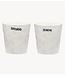 Anna+Nina Mok Weekend Coffee Cup Set of 2 White