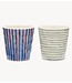 Anna+Nina Mok Stripe Affair Coffee Cup Set of 2 Multicolour
