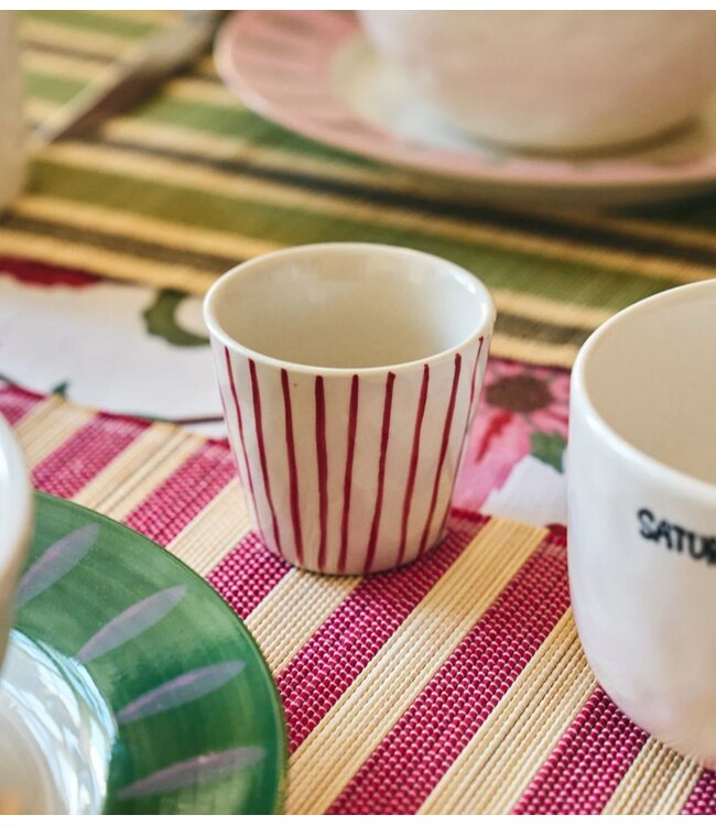 Anna+Nina Mok Rusty Espresso Cup Red