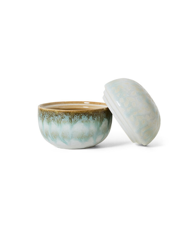 HKLIVING 70s Ceramics Suikerpot Petal