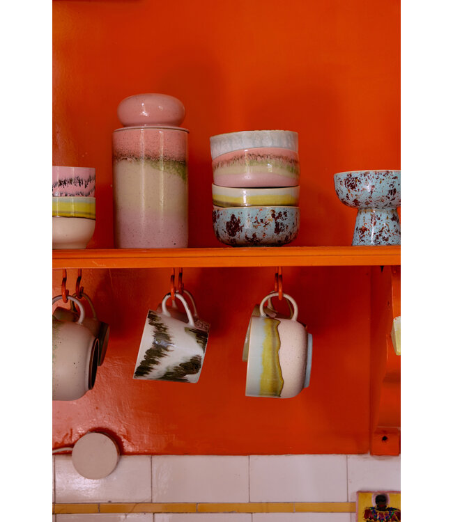 HKLIVING 70s Ceramics Voorraadpot Glaze 22,5 cm