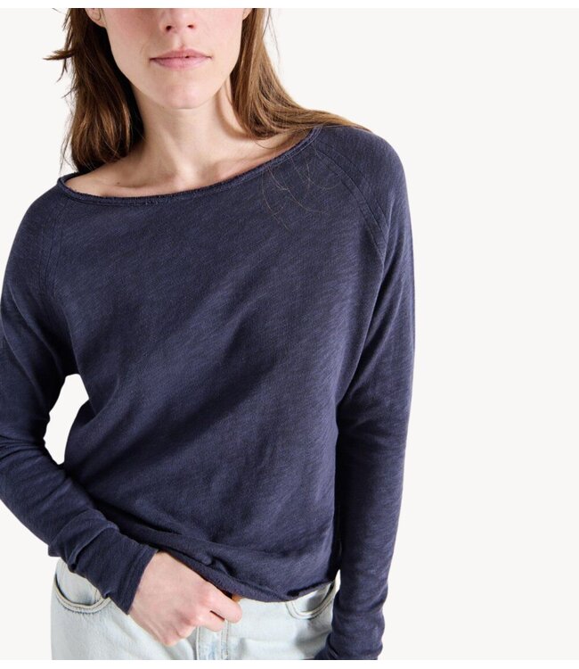 American Vintage T-shirt SONOMA NAVY BLUE VINTAGE