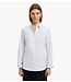 Selected Blouse SLWROMIE LS STRIPED FITTED SHIRT NOOS Bright White DELICIOSO