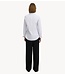 Selected Blouse SLWROMIE LS STRIPED FITTED SHIRT NOOS Bright White DELICIOSO