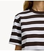 Selected Top SLWESSENTIAL SS STRIPED BOXY TEE NOOS Delicioso BRIGHT WHITE - WIDE
