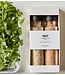 Nicolas Vahé Cadeaubox Gift box, Salt parmesan & basil + chilli, 320/315 g/g