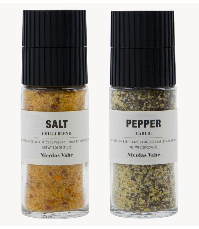 Nicolas Vahé Cadeabox Gift box, Salt chilli + pepper, garlic, 115/65 g/g