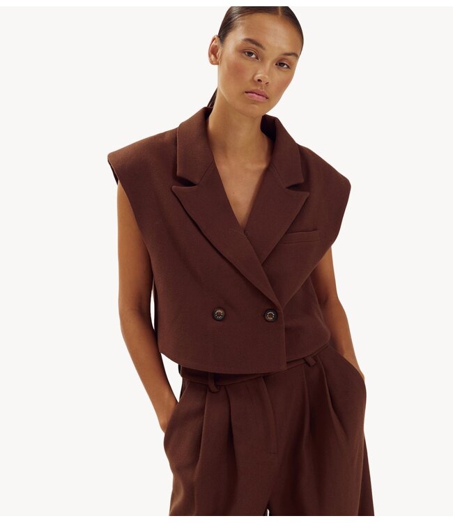 HARPER & YVE Vest ESMEE-GI BROWN