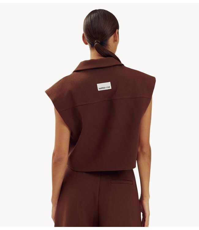HARPER & YVE Vest ESMEE-GI BROWN