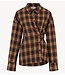 HARPER & YVE Blouse KIM-LS BROWN CHECK