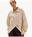 HARPER & YVE Blouse TED-LS CREME STRIPE