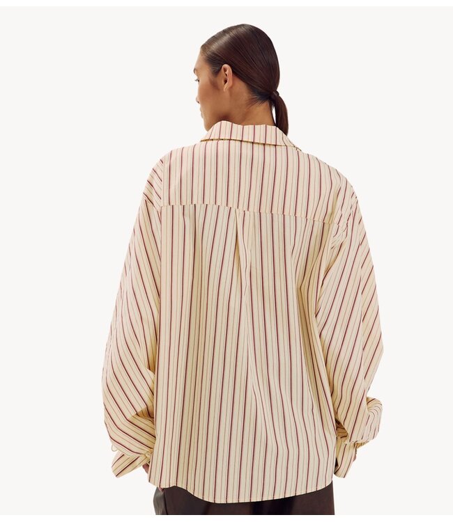 HARPER & YVE Blouse TED-LS CREME STRIPE