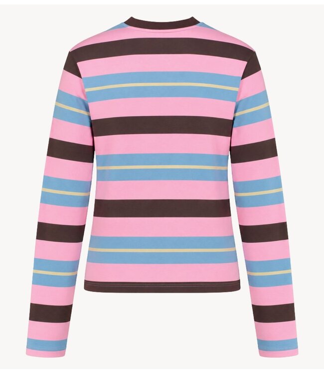 HARPER & YVE Shirt TAMMY-LS BLUSH PINK STRIPE