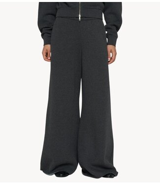 10DAYS Broek wide jogger fleece antra melee