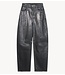 10DAYS Broek metallic western denim pants silver