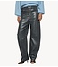 10DAYS Broek metallic western denim pants silver
