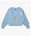 10DAYS Vest hairy knit cardigan angel blue