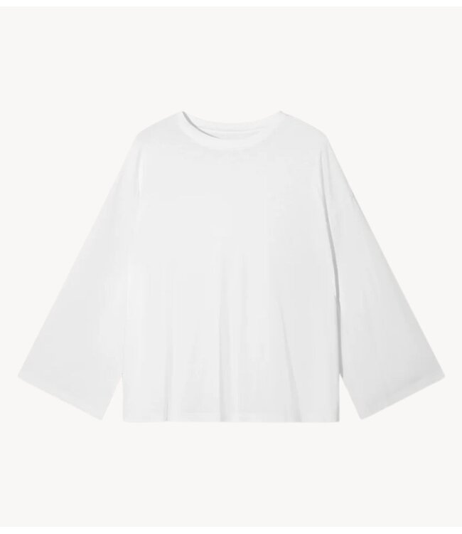 10DAYS Shirt chique long sleeve tee ecru