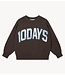 10DAYS Trui baseball sweater 10DAYS light shiitake