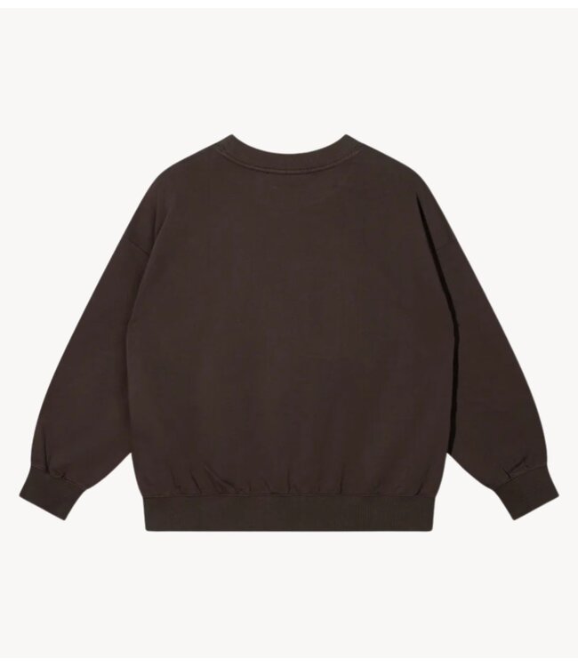 10DAYS Trui baseball sweater 10DAYS light shiitake