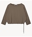 10DAYS Vest batwing top fleece portobello