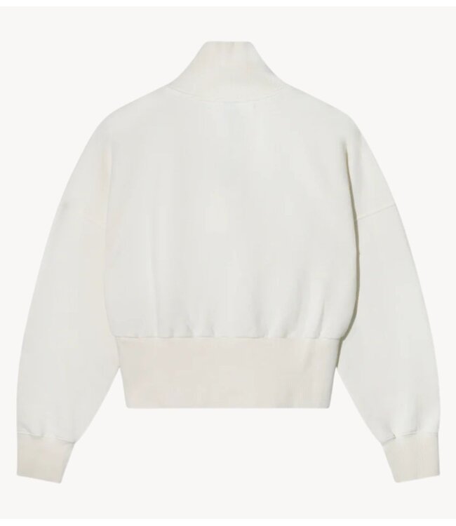 10DAYS Trui zip sweater pearl