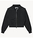 10DAYS Vest zip cardigan fleece antra melee