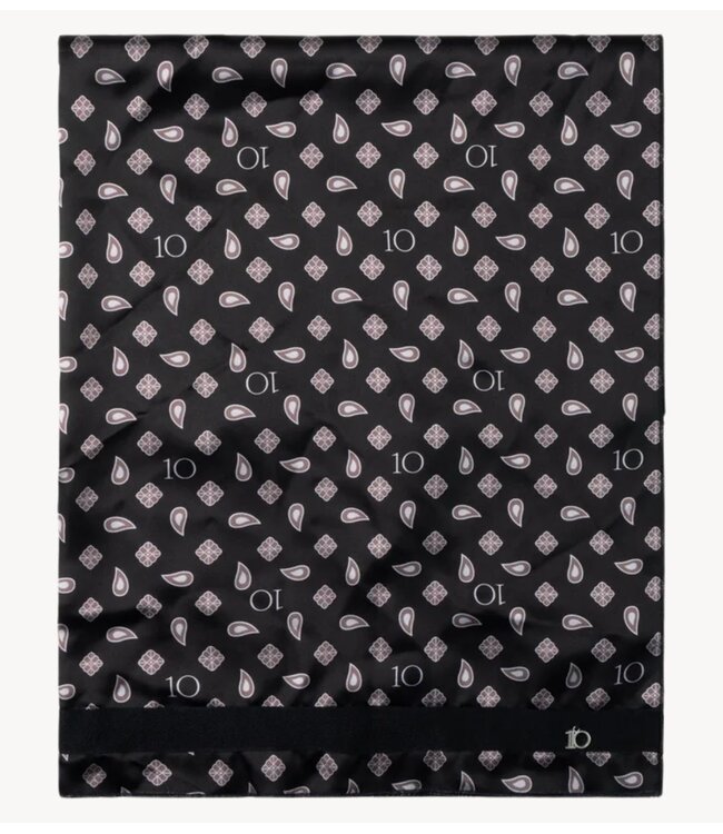 10DAYS Sjaal fluid paisley scarf black